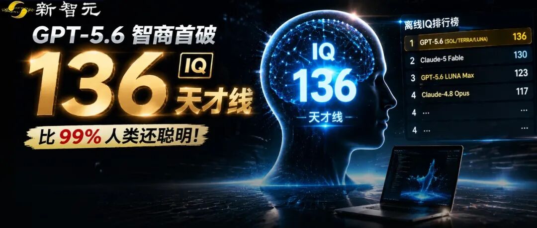 gpt-5.6智商突破130精品线 这里99%人类免费视频见证天才模型